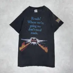 古着 90s バックトゥーザフューチャー 半袖 シャツ ムービー 映画ブラック④ 90's ”BACK TO THE FUTURE” Movie T-Shirt / 映画 バック