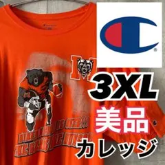 美品 チャンピオン カレッジ 半袖 tシャツ プリントビタミンカラー XXXL