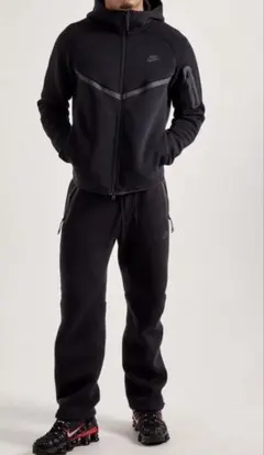 赤タグ！極美品】NIKE(ナイキ)テックフリースウィンドランナー上下
