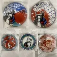 ガンダム 皿 ギレン コースター 豆皿 九谷焼 餃子皿 新品 おまけ付き ガンダム 皿 ギレン コースター 豆皿 九谷焼 餃子皿 新品 おまけ