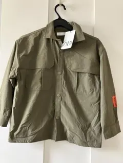 新品　タグ付き　ZARA キッズ ジャケット カーキ 122cm