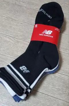 ニューバランス メンズソックス 6足組 25-27cm 新品