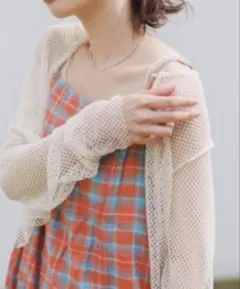 Kastane メッシュ カーディガン