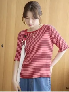 コーエン　メロークルーネック リブ半袖ゆるTシャツ　今季