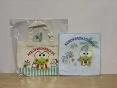 サンリオ けろけろけろっぴ ミニトートバッグ ハンカチ 2点セット