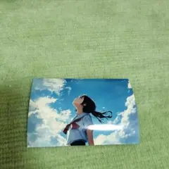 アニメ風アート作品 青空と少女