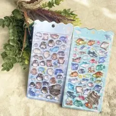 ボンボンドロップシール水族館限定&海のいきもの　2枚セットクーリア　正規品　③