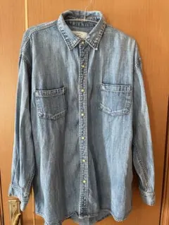 デニム長袖シャツ