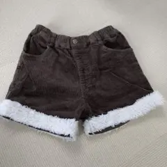コーデュロイ半ズボン 140サイズ ブラウン