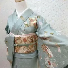訪問着 フルセット4点 a195B一つ紋 入学式 結婚式 七五三 お宮参り 2025年最新】訪問着4点フルセットの人気アイテム - メルカリ