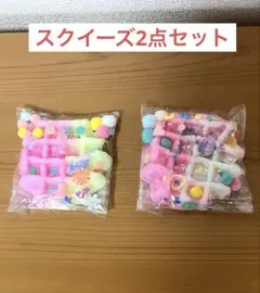 【2点セット】カラフルもちもちスクイーズ ワッフル メロジョイ系 スイーツ