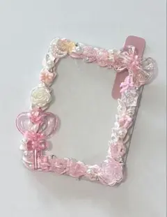 硬質ケース トレカケース ホイップデコ ホワイトピンク