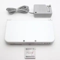 上IPS液晶　Newニンテンドー3DS LL パールホワイト　3012