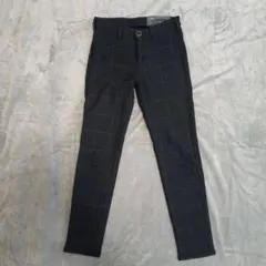 LADYVA by EDWINチェック柄スリムフィットスラックス Mサイズ