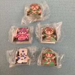 ドラゴンクエスト ふくびき所 スペシャル 職業ドットクリップ 　5種