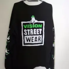 VISION STREET WEAR　ライトオン　長袖　ロンT　バックプリントのサムネイル