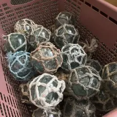 【大量25個】ガラス 浮き球 ビン玉 漁具 レトロ インテリア ガーデニング