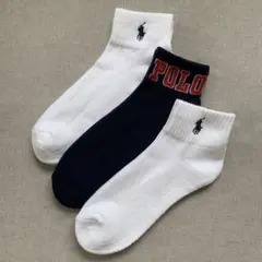 【新品】POLO Ralph Lauren メンズソックス　3足組のサムネイル
