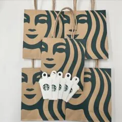 Starbucks 紙袋 小6枚　タグ9枚セット