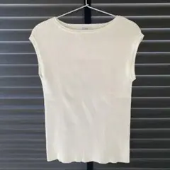 1_OF_MINE ホワイト フレンチスリーブ トップス