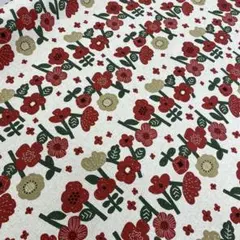 北欧花柄生地