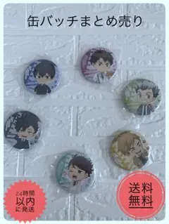 『お得』ハイキュー!! 缶バッジ 6個セット