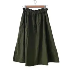 カーキ ロングスカート