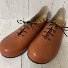 【未使用級】 FIG by Figurino フラットシューズ アプリコット