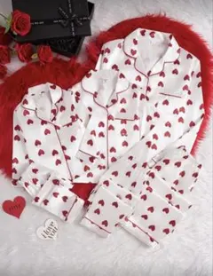 ハート柄パジャマMサイズLサイズ