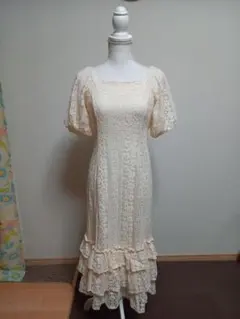 NICE CLAUP レース ワンピース