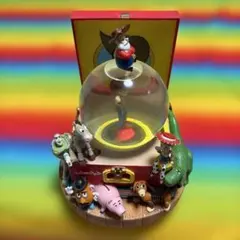 ディズニー トイストーリー オルゴール付きスノーグローブ 希少・動作確認済】トイストーリー スノーグローブ オルゴール