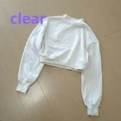 ショート丈 スウェット