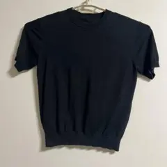 古着 半袖ニット ブラックのサムネイル