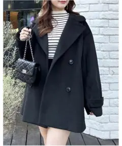 エコウールダブルコクーンコート