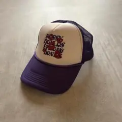 archive grunge mesh cap y2k purple whiteのサムネイル