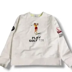 ジュンアンドロペ スウェット トレーナー PLAY GOLF!!! Mサイズ