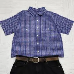 archive短丈 チェックシャツ ボックスシルエット cboy - メルカリ