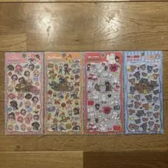 【正規品】プチドロップステッカー ディズニープリンセス他4枚セット