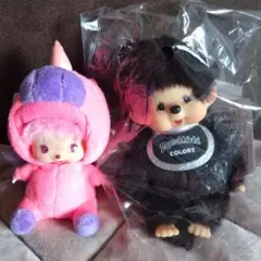 モンチッチ　ブラック　しなこコラボ　モンチッチユニコーン　2点セット