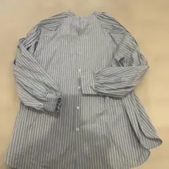 美品UNFILO ストライプ柄 長袖シャツ ブラウス