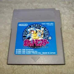 ポケットモンスター 青 ゲームボーイ用ソフト
