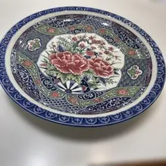 花柄の和風皿