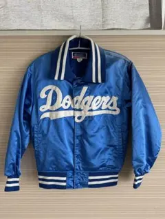 ドジャース　スタジャン　USA製　刺繍　青　大谷翔平