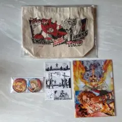 ヒロアカ　コンビセット　エンデヴァー＆ホークス　コットンバッグ　缶バッジ