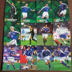 Ｊリーグチップス　2002年　日本代表メモリアルカードセット 激レア】カルビー サッカー 日本代表 メモリアル カードセット