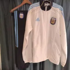【adidas】 アルゼンチン代表 トラックスーツ　ジャージ　上下 O（LL）