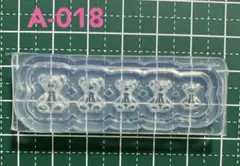 3Dネイルシリコンモールド 熊　A-018