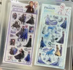 アナと雪の女王 立体シール 2枚セット