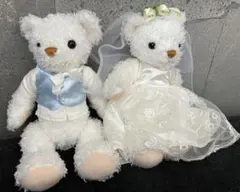 ウェルカムドール ペア 結婚式 新郎新婦 テディベア ブライダル ウェディング