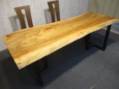 1719□ 檜 ヒノキ テーブル ローテーブル ダイニング 座卓 一枚板 天板